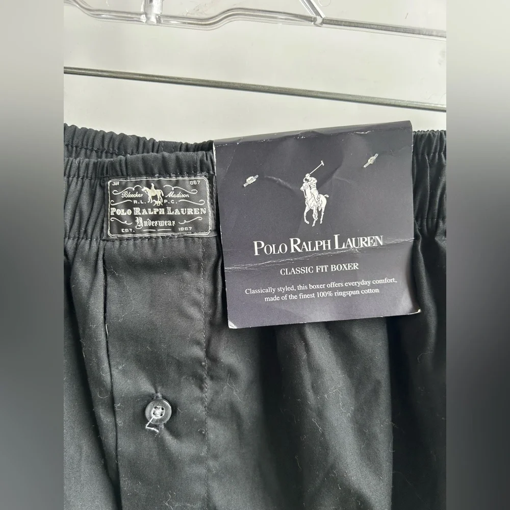 Polo by Ralph Lauren Black Boxers